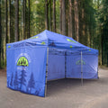 Faltzelt 3×6 m individuell bedruckt in Wunschfarben