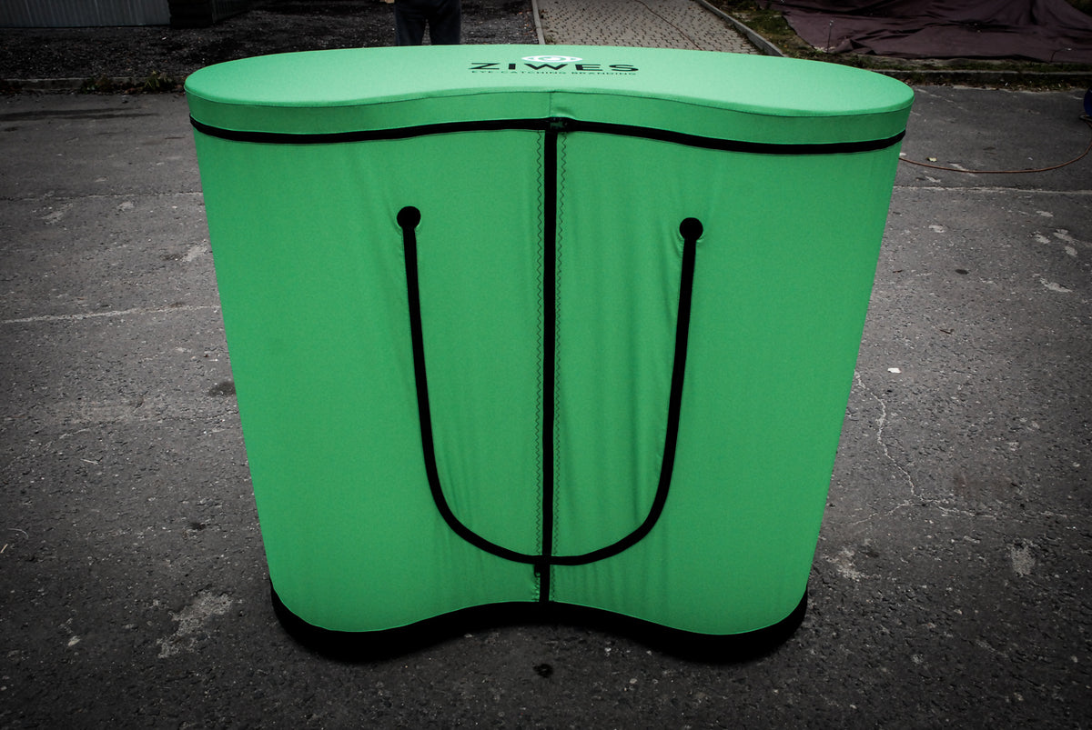 Theke mit Branding