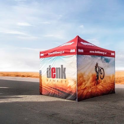 Faltpavillon mit Branding 3x3m