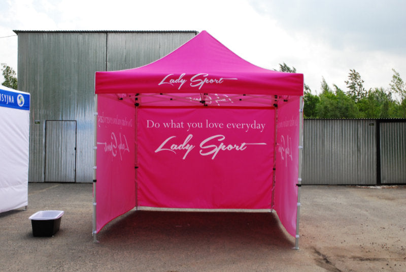 Klappzelt 3x3 mit Logodruck