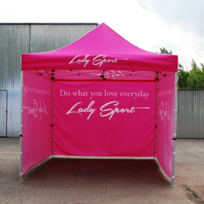 Klappzelt 3x3 mit Logodruck