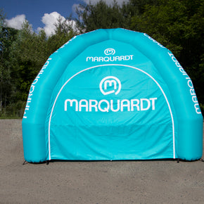 Gazebo gonfiabile 5x5 con ventilatore continuo stampato