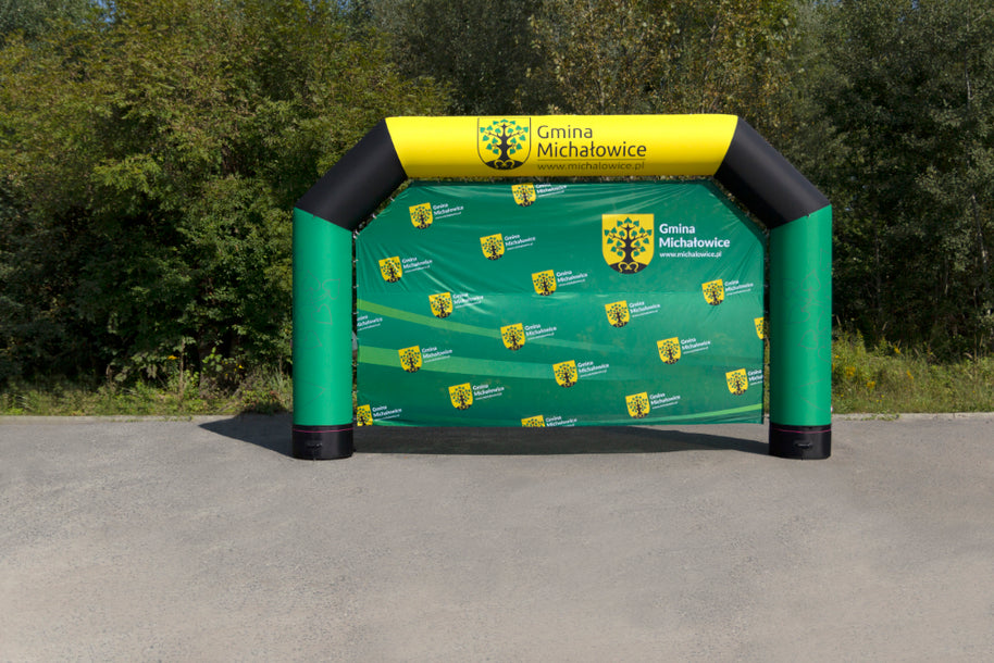 aufblasbarer Torbogen mit Banner luftdicht
