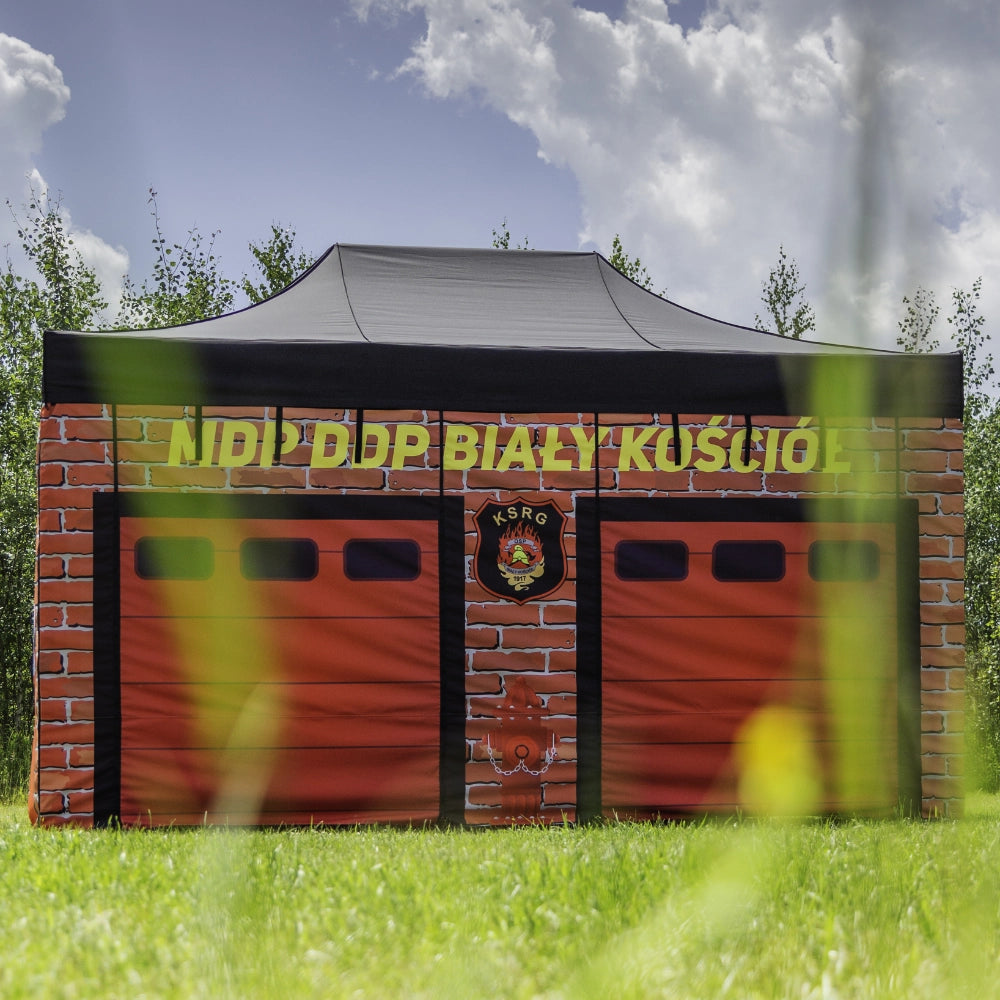 Faltpavillon 3x4m Logo bedruckt