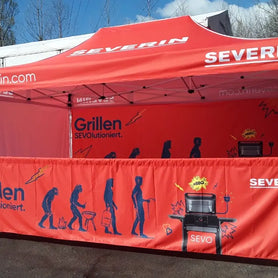 Faltzelt 3x4 mit Branding