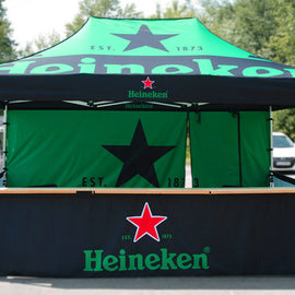 Eventzelt 3x4,5 mit Logo Druck