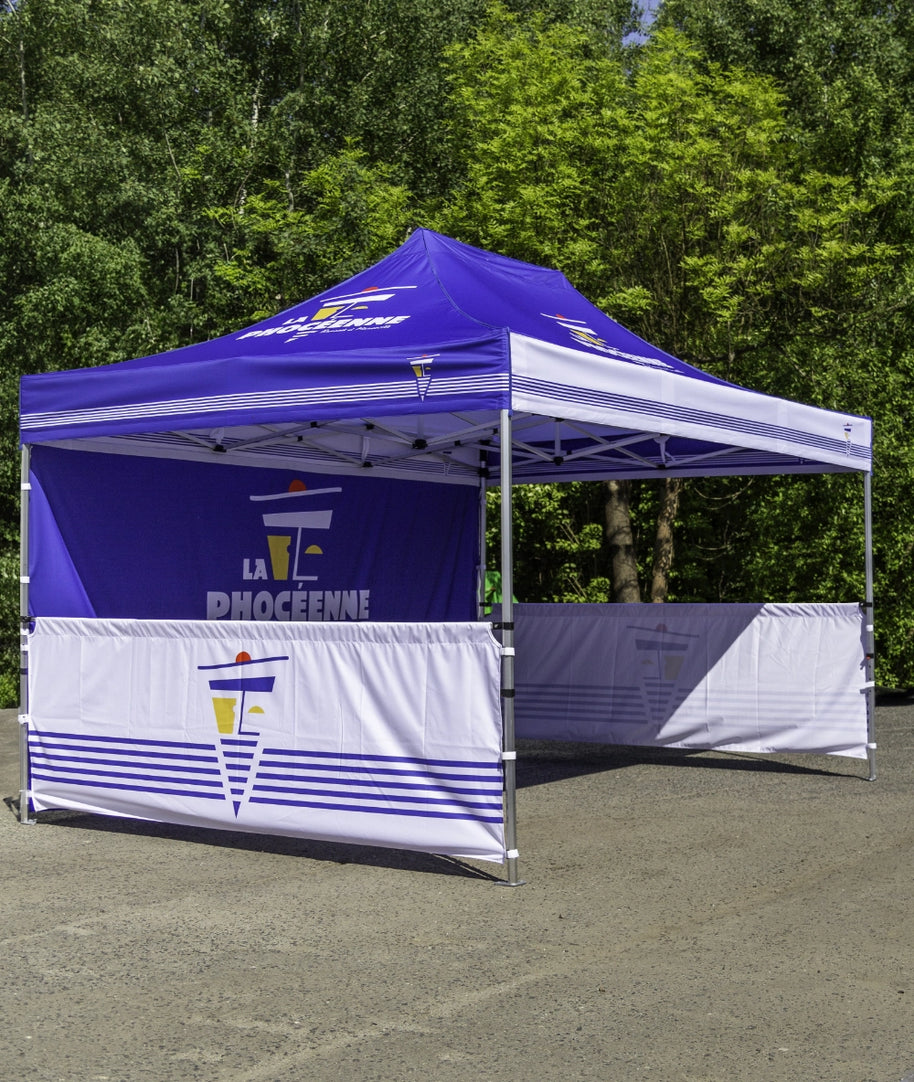 Messezelt faltbar 3x4m bedruckt
