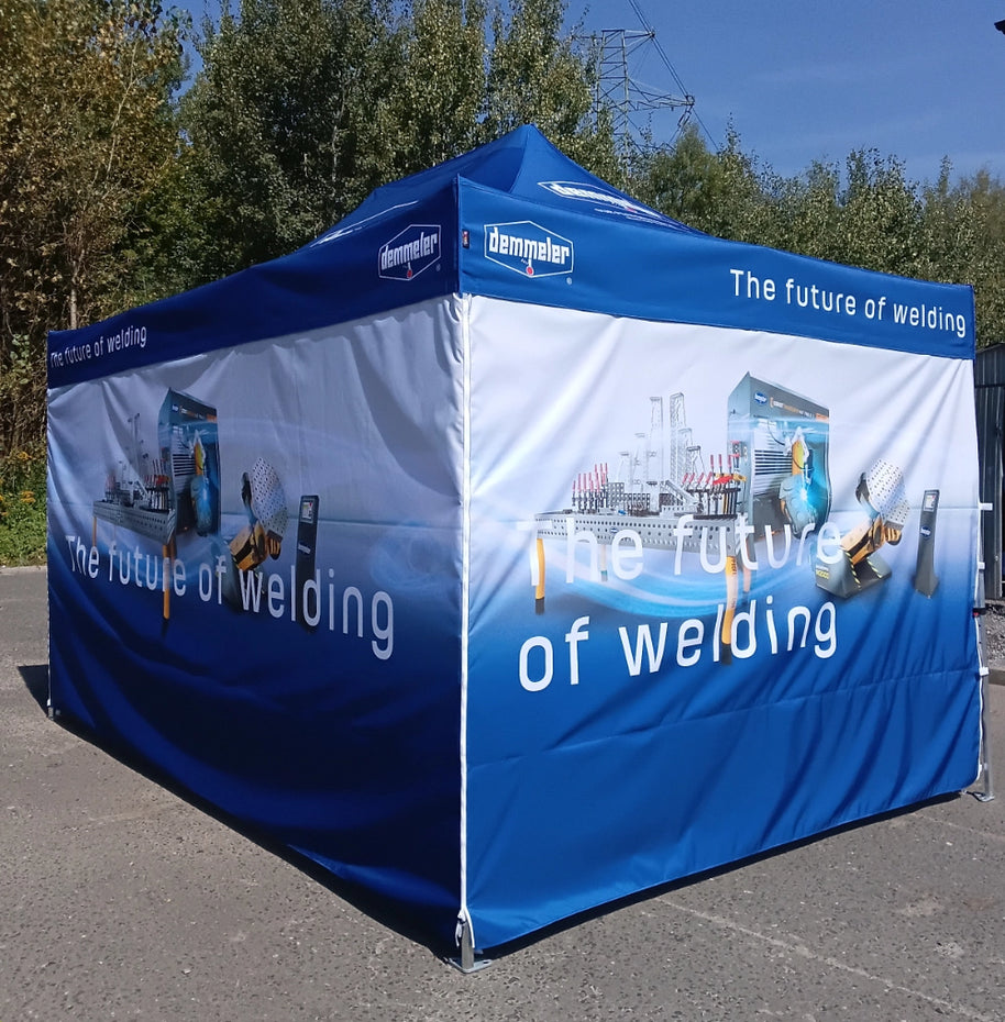 Werbezelt 3x4,5m bedruckt