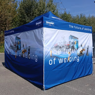 Werbezelt 3x4,5m bedruckt