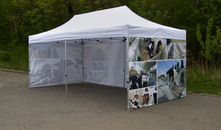 Faltpavillon 4x8 bedruckt