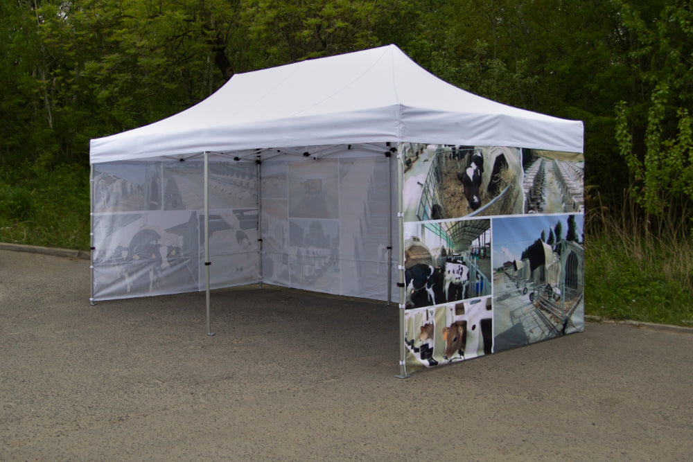 Faltpavillon 4x8 bedruckt