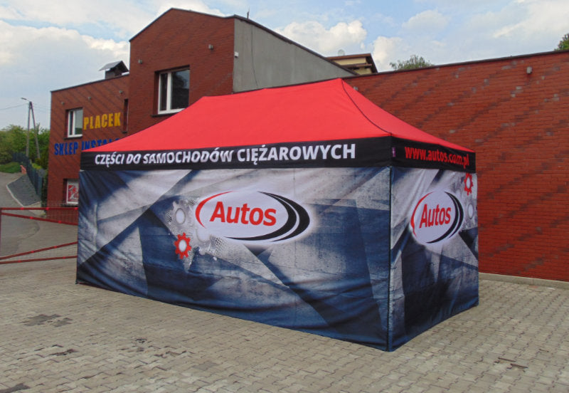 Faltzelt 3 x 6 mit Logo