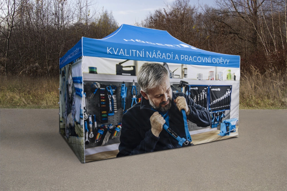 Logozelt 3x6 klappbar