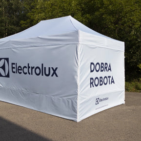 Wasserdichtes Faltpavillon 3x6 mit Branding