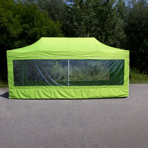 Gazebo pubblicitario e promozionale con finestre