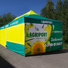 Werbezelt 4x6 Logo bedruckt