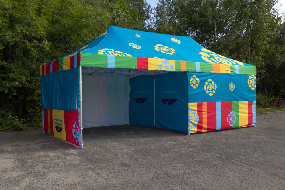 Faltpavillon 4x8 bedrucken