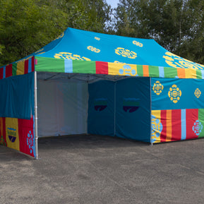 Faltpavillon 4x8 bedrucken