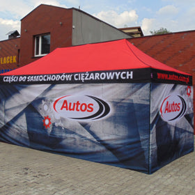 Faltzelt 3 x 6 mit Logo