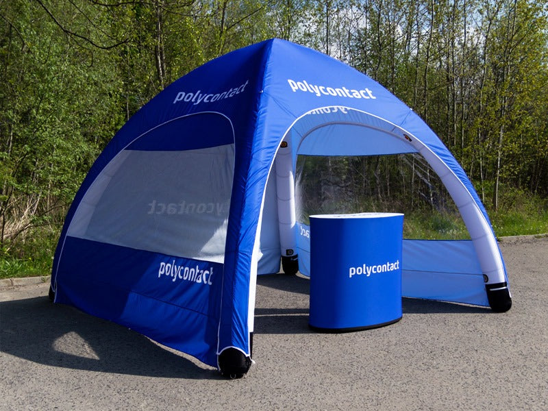 Aufblasbares Zelt 4x4 mit Logodruck