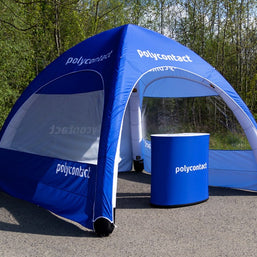 Aufblasbares Zelt 4x4 mit Logodruck
