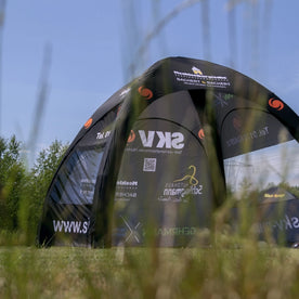 Aufblasbares Zelt mit Logodruck 5x5m