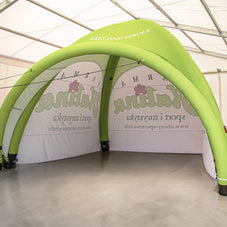 Pneumatishes lufdichtes Event Zelt 5x5 bedruckt