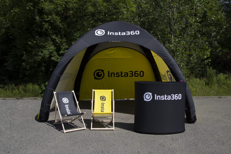 bedrucktes Event Zelt 5x5 im Set