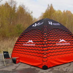 Zelt 4x4 aufblasbar mit Branding