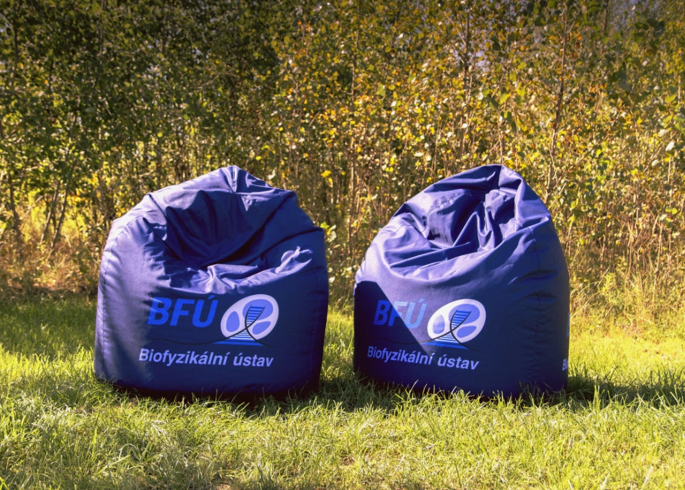 Messe Sitzsack mit Logo Druck