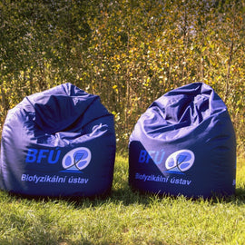 Messe Sitzsack mit Logo Druck