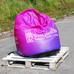 Sitzsack mit Branding