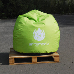 Sitzsack mit Aufdruck