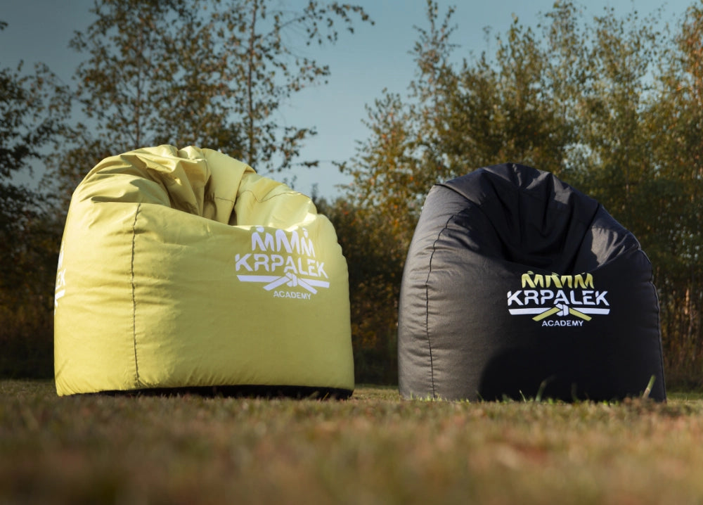 Runder Sitzsack SAKO XL mit Logo