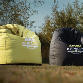Runder Sitzsack SAKO XL mit Logo