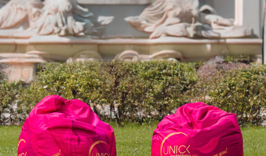 Sitzsack rund mit Logodruck