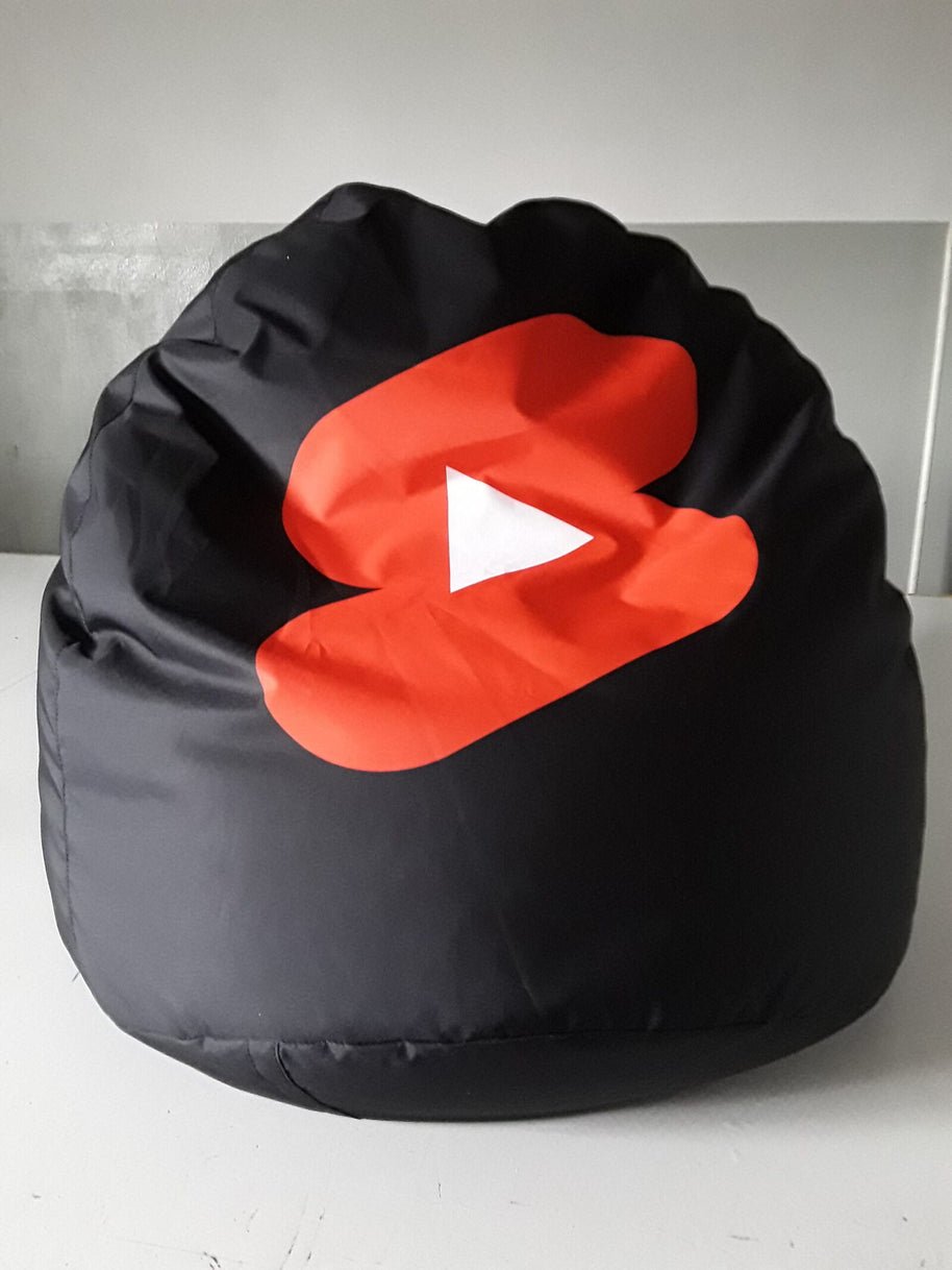 Runder Sitzsack Sako M bedruckt