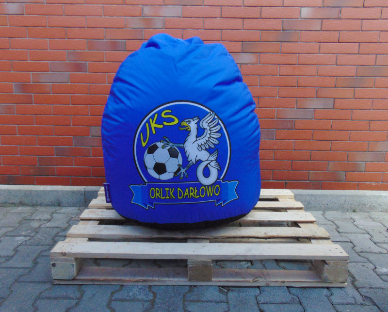 Sitzsack mit Aufdruck