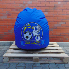 Sitzsack mit Aufdruck