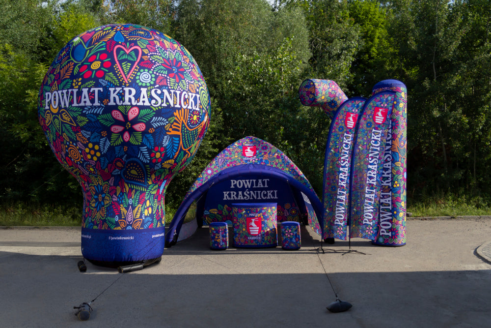 Aufblasbar Ballon Säule Zelt mit Logodruck