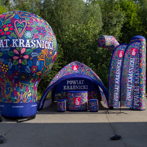 Aufblasbar Ballon Säule Zelt mit Logodruck