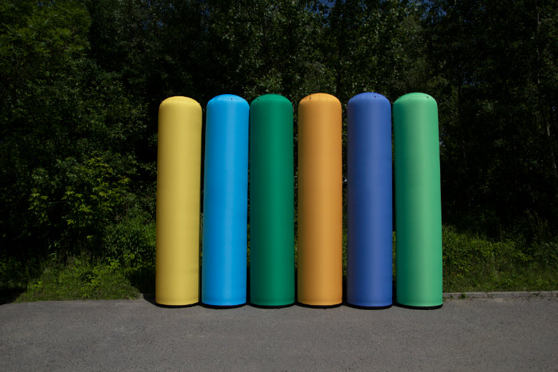 Aufblasbare Säule 200cm bedruckt