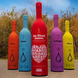 Aufblasbare Werbesäule Flasche