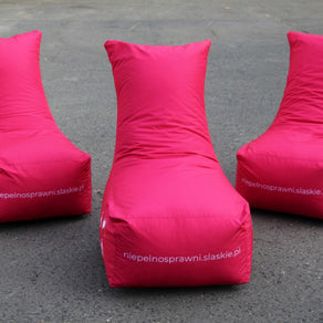 Sitzsack mit Lehne bedruckt