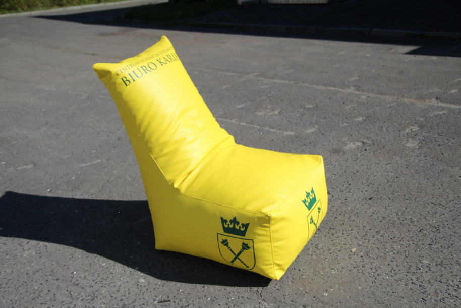Sitzsack Sessel Logo bedruckt