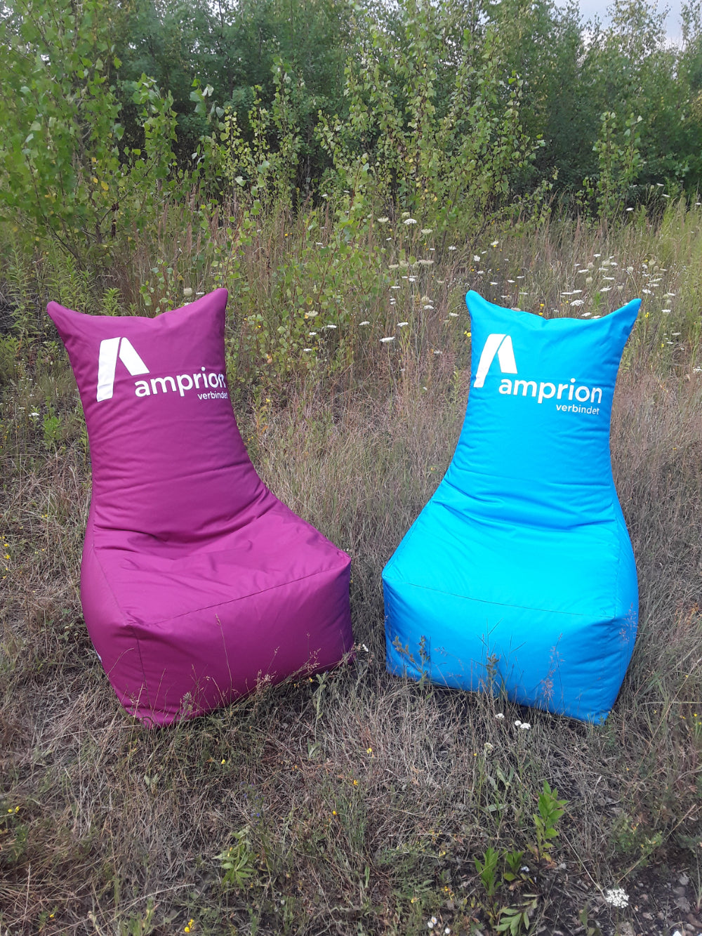 Sitzsack mit Rückenlehne Werbesessel