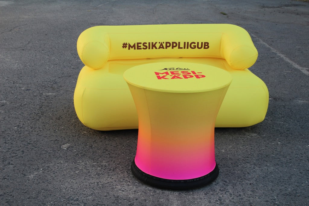bedrucktes Sofa aufblasbar