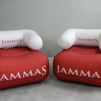 Sessel mit Branding