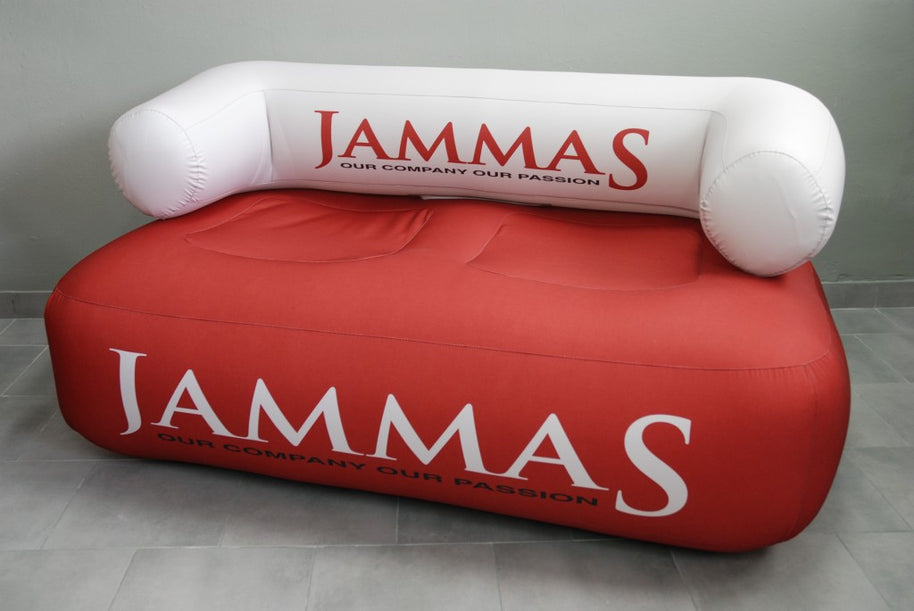 pneumatisches Sofa mit Logo