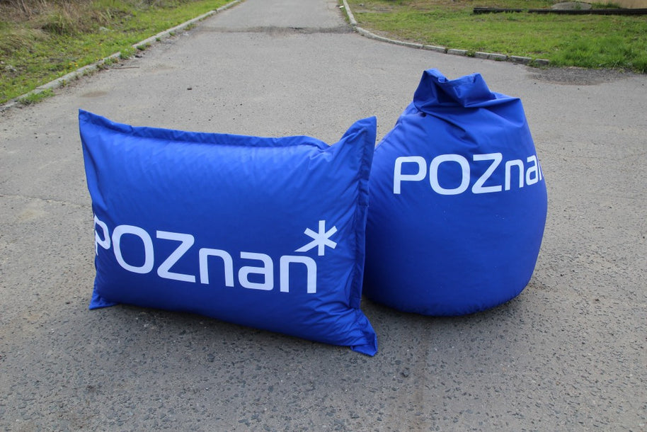 bedruckter Sitzsack rechteckig